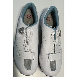 Shimano RP5 SH-RP501 WOMEN 43 Road Bike SHOE WHITE Boa Laces Cycling Triathlon